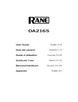 Rane DA 216s Benutzerhandbuch
