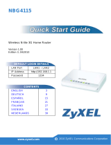 ZyXEL Communications NBG4115 Bedienungsanleitung