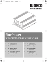 Waeco SinePower SP700, SP1000, SP1500, SP2000, SP3 Bedienungsanleitung