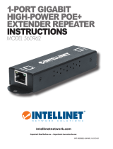 Intellinet Gigabit High-Power PoE  Extender Repeater Quick Installation Guide