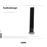 LOEWE Individual Stand Speaker Slim ID Benutzerhandbuch