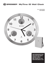 Bresser MyTime io radio controlled Wall Clock Bedienungsanleitung