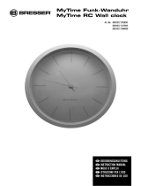 Bresser MyTime RC Wall Clock 25cm Bedienungsanleitung