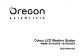 Oregon Scientific wireless weather station Benutzerhandbuch