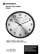 Bresser MyTime Silver Edition Wall Clock Bedienungsanleitung