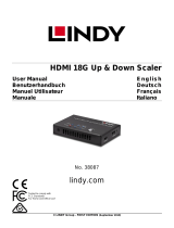 Lindy HDMI 18G Up & Down Scaler Benutzerhandbuch