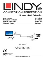 Lindy 30m IR Over HDMI Extender Kit Benutzerhandbuch