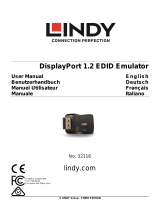 Lindy DisplayPort 1.2 EDID Emulator Benutzerhandbuch