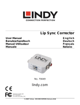 Lindy Phono Lip Sync Corrector Benutzerhandbuch