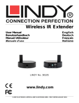 Lindy Wireless IR Extender, 20-60kHz Benutzerhandbuch