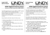 Lindy HDMI, USB, RS232 & IR over Gigabit IP Transmitter Benutzerhandbuch