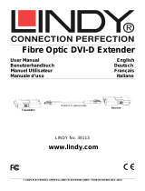 Lindy 1500m Fibre Optic DVI-D Single Link Extender Benutzerhandbuch