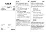 Lindy USB 3.1 Gen 2 M.2 SSD Enclosure Benutzerhandbuch