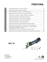 Festool OSC 18 Li 3,1 E-Set Bedienungsanleitung