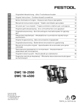 Festool DWC 18-2500 Li 3,1-Compact Benutzerhandbuch
