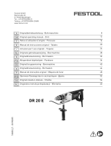 Festool DR 20 E FF-Set Benutzerhandbuch