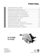 Festool TS 75 EBQ-Plus-FS Bedienungsanleitung