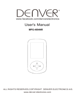 Denver MPG-4094NRBLACK Benutzerhandbuch