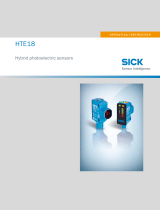 SICK SureSense - HTE18 Hybrid photoelectric sensors Bedienungsanleitung
