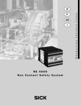 SICK RE4000 Non Contact Safety System Bedienungsanleitung
