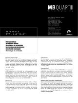 MB QUART Reference OVAL 6x8 Benutzerhandbuch