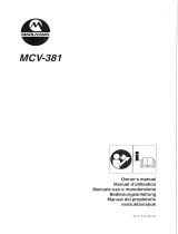 Maruyama MCV381-18 Bedienungsanleitung