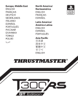 Thrustmaster VG Thrustmaster T300 RS GT Volant Racing Retour de Force Benutzerhandbuch