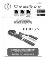 Cembre HT-TC026 Benutzerhandbuch