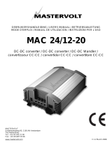 Mastervolt Mac 24/12-20 Benutzerhandbuch