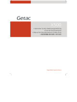 Getac X500(52621280XXXX) Benutzerhandbuch