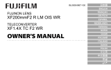 Fujifilm XF1.4X TC F2 WR Bedienungsanleitung
