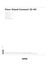 LOEWE Floor Stand Connect 32-40 Benutzerhandbuch