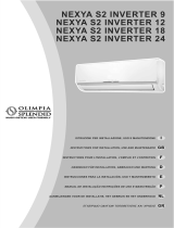 Olimpia Splendid NEXYA S2 inverter 9/12/18/24 Benutzerhandbuch