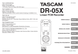 Tascam DR05X Benutzerhandbuch
