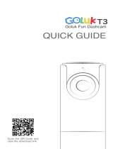 Goluk T3 Stone Gray Mini Wi-Fi 1080 p Dash Cam, 141 Wide Angle Car DVR Camera Benutzerhandbuch
