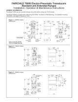 Fairchild Voice Coil EP, E/P, I/P Pressure Transducer Benutzerhandbuch