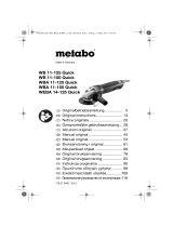 Metabo WB 11-125 Quick Bedienungsanleitung