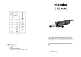 Metabo G 700 AC/DC Bedienungsanleitung