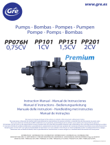 Gre Pompe filtration centrifuge auto-amorçante PP076H Benutzerhandbuch