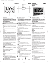 TFA Digital XXL Radio-Controlled Clock with Temperature Bedienungsanleitung
