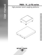 Mettler Toledo PBK9 Benutzerhandbuch