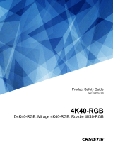 Christie Roadie 4K40-RGB Benutzerhandbuch
