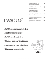 Vetus Electric marine toilet type HATO Installationsanleitung