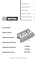 Vetus Battery splitter type Installationsanleitung