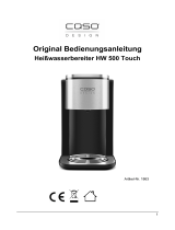 Caso HW 500 Touch Bedienungsanleitung