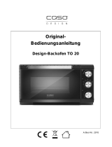 Caso Design TO 20 oven Benutzerhandbuch