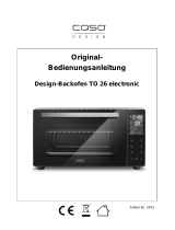Caso TO 26 electronic oven Bedienungsanleitung