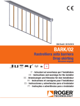 Roger Technology BARK/02 Barrier skirt Benutzerhandbuch