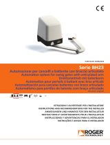 Roger Technology BRUSHLESS SET BH23/284 Installationsanleitung