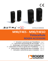 Roger Technology M90/F4ES Installationsanleitung